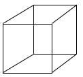 Fig. 1: le cube de Necker